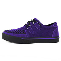 Creeper Sneaker Lila Wildleder