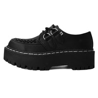Double Decker Creeper Negro Vegano TUKskin™