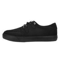 Sneaker Creeper in pelle scamosciata nera
