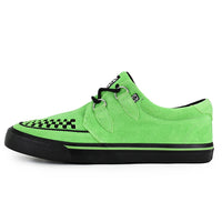 Creeper Sneaker Neon Green Suede