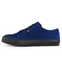 Ribbed Sole Sneaker Navy Suede