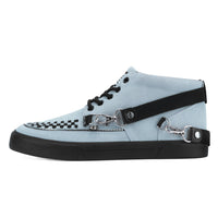 Creeper Bondage Sneaker Mid Top Cool Grey Suede