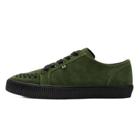 Ribbed Sole Sneaker Olive Suede