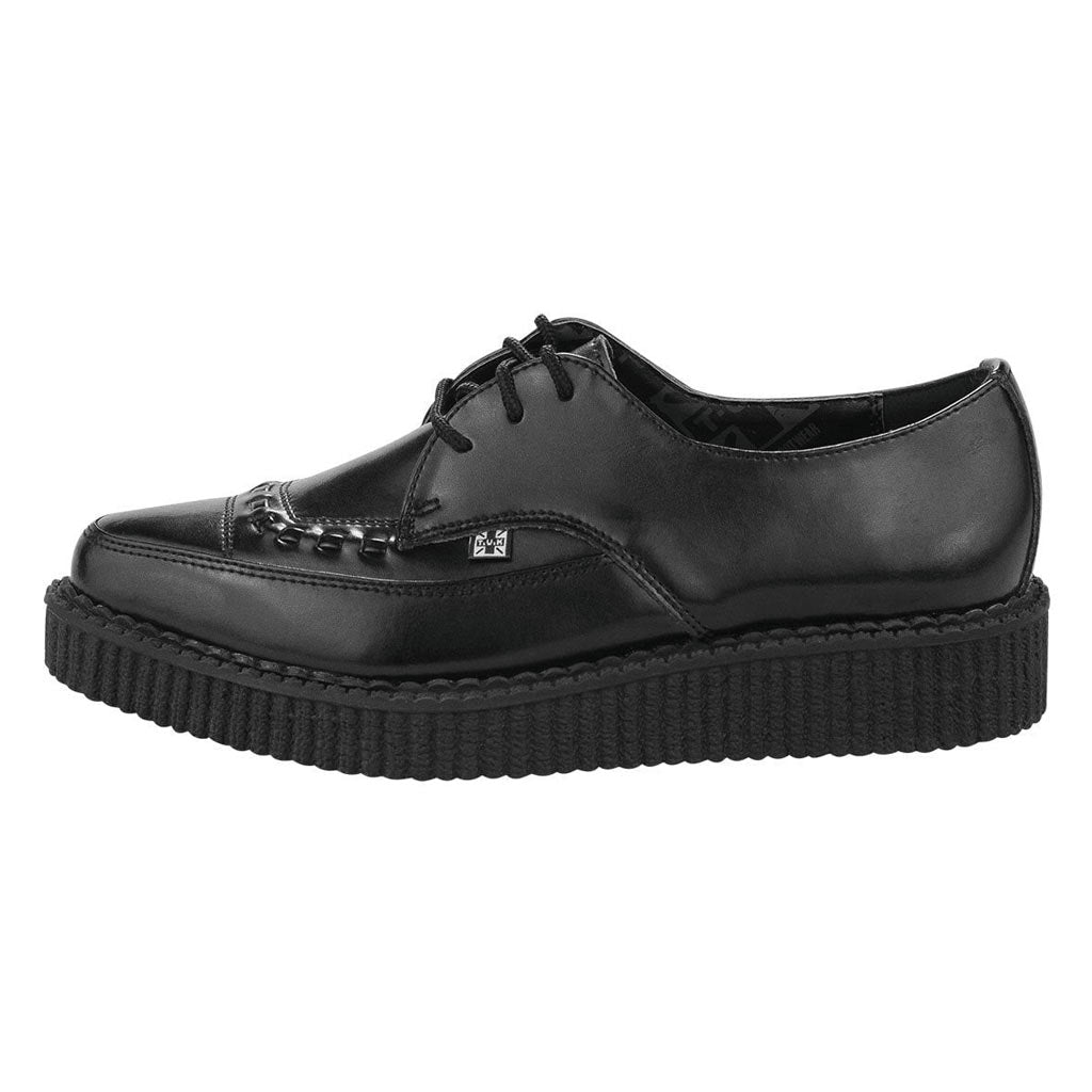Creepers T.U.K. A8507 Madison - Bottines Plates En Daim Rose, Taille US 6.5 (EU 37.5) - Neufes Avec Boîte
