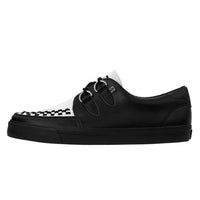 Creeper Sneaker Black & White Leather