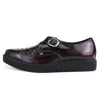 Pointed Creeper Monk Buckle Burgundy TUKskin™