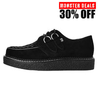 1970 Original Creeper Black Suede & White Stitch