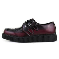 Viva Low Creeper Burgundfarbenes Kunstleder