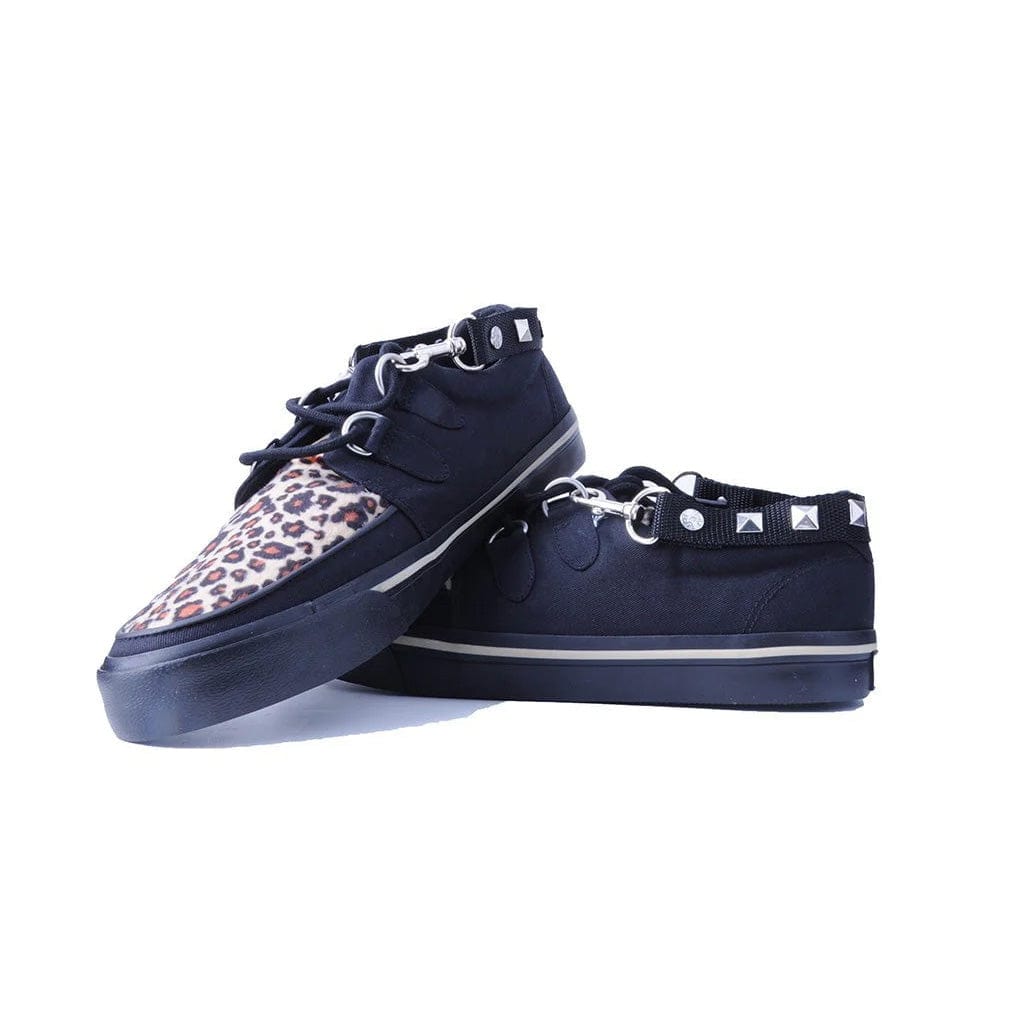 TUK Shoes Pyramid Silver Stud Bondage Shoe Straps