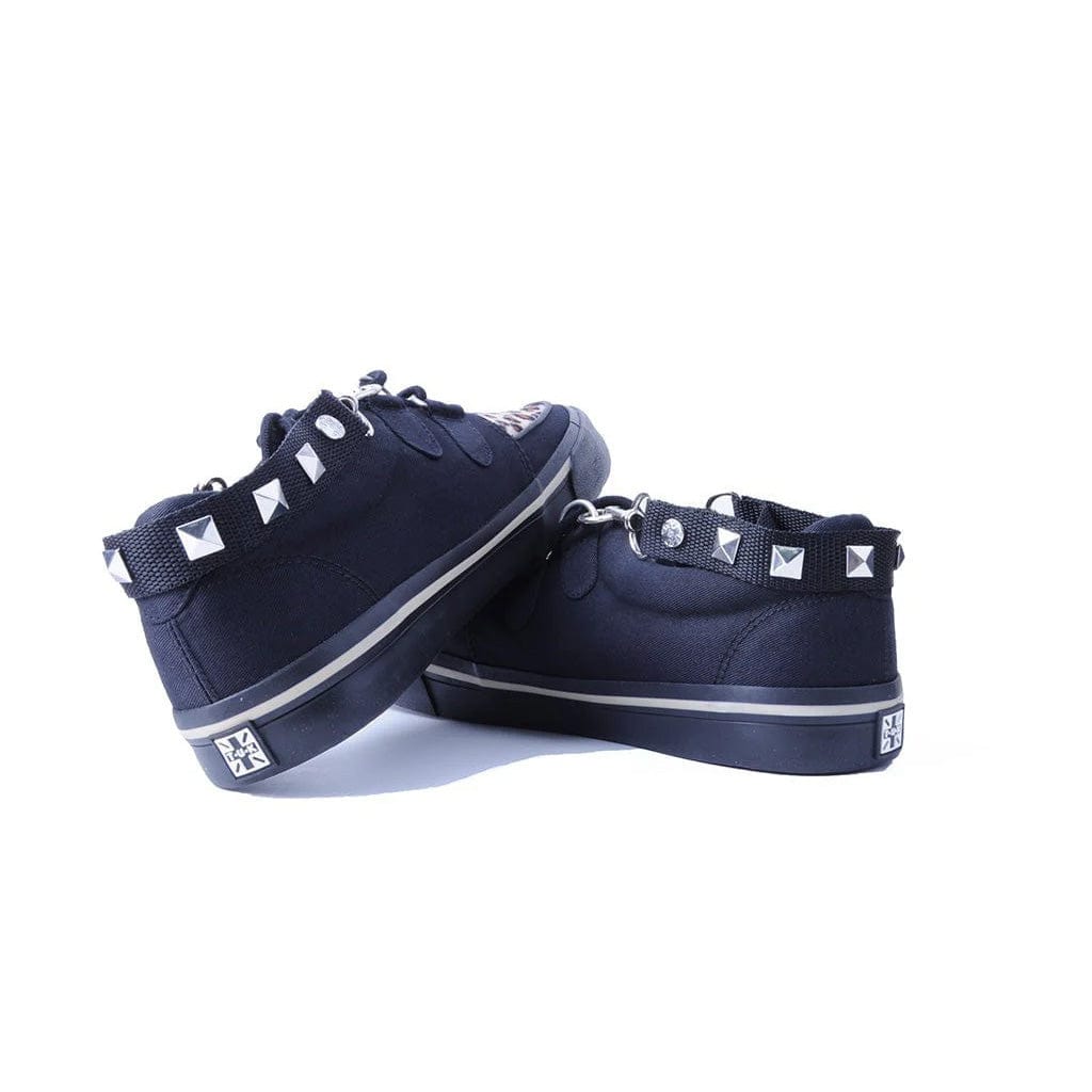 TUK Shoes Pyramid Silver Stud Bondage Shoe Straps
