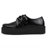 Viva High Creeper Schwarzes Leder