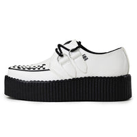 Viva High Creeper White Leather