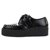 Viva High Creeper Schwarz & Weiß Leder
