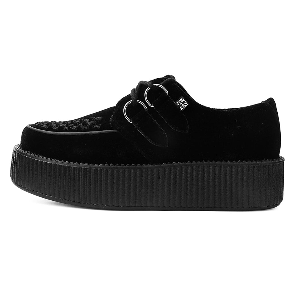 Black Velvet Viva High Sole Creeper T.U.K. Creepers T.U.K
