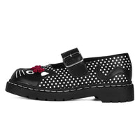 Mary Jane Kitty Black & White Dotty