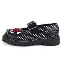 Anarchic Mary Jane Kitty Cuir noir