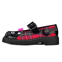 Mary Jane Kitty Black & Tartan Punk