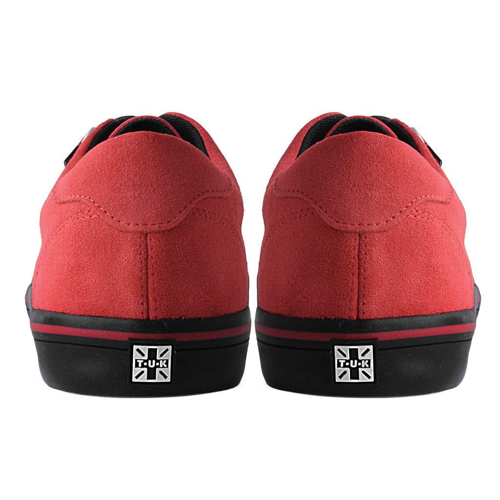 TUK Shoes Creeper Sneaker Red Suede