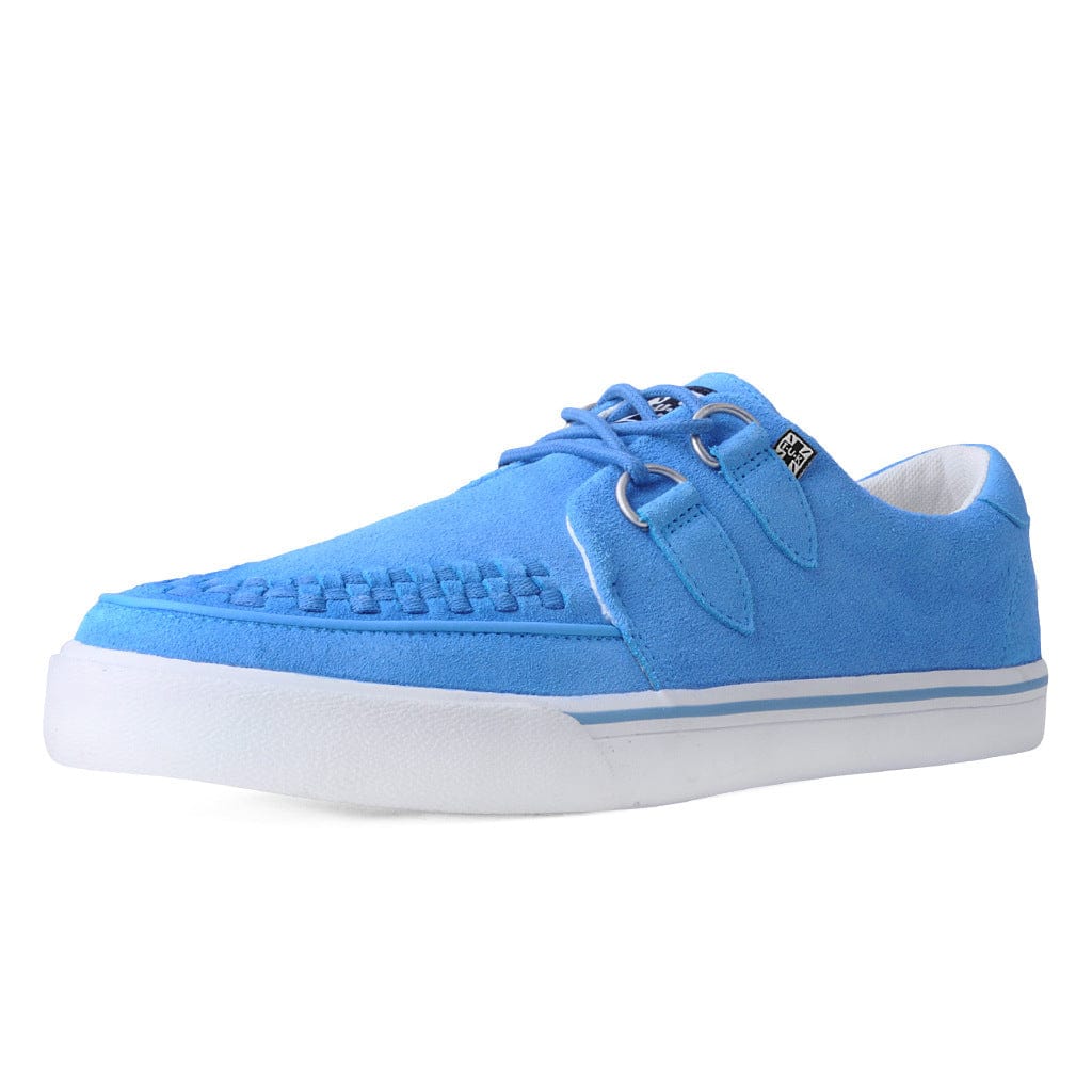 TUK Shoes Creeper Sneaker Blue/White Suede