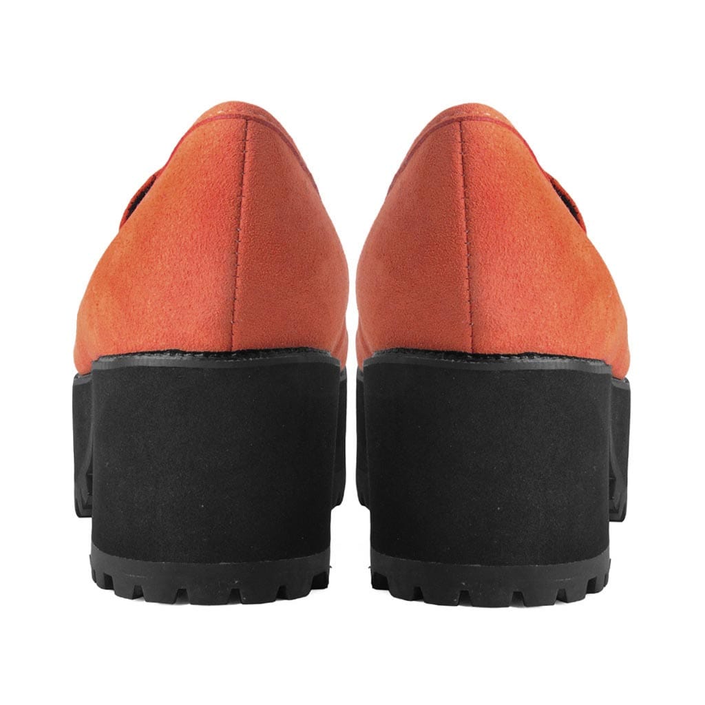 TUK Shoes Tassel Loafer Orange Suede