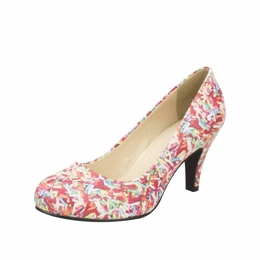 TUK Shoes Antipop Heels White Hundreds & Thousands