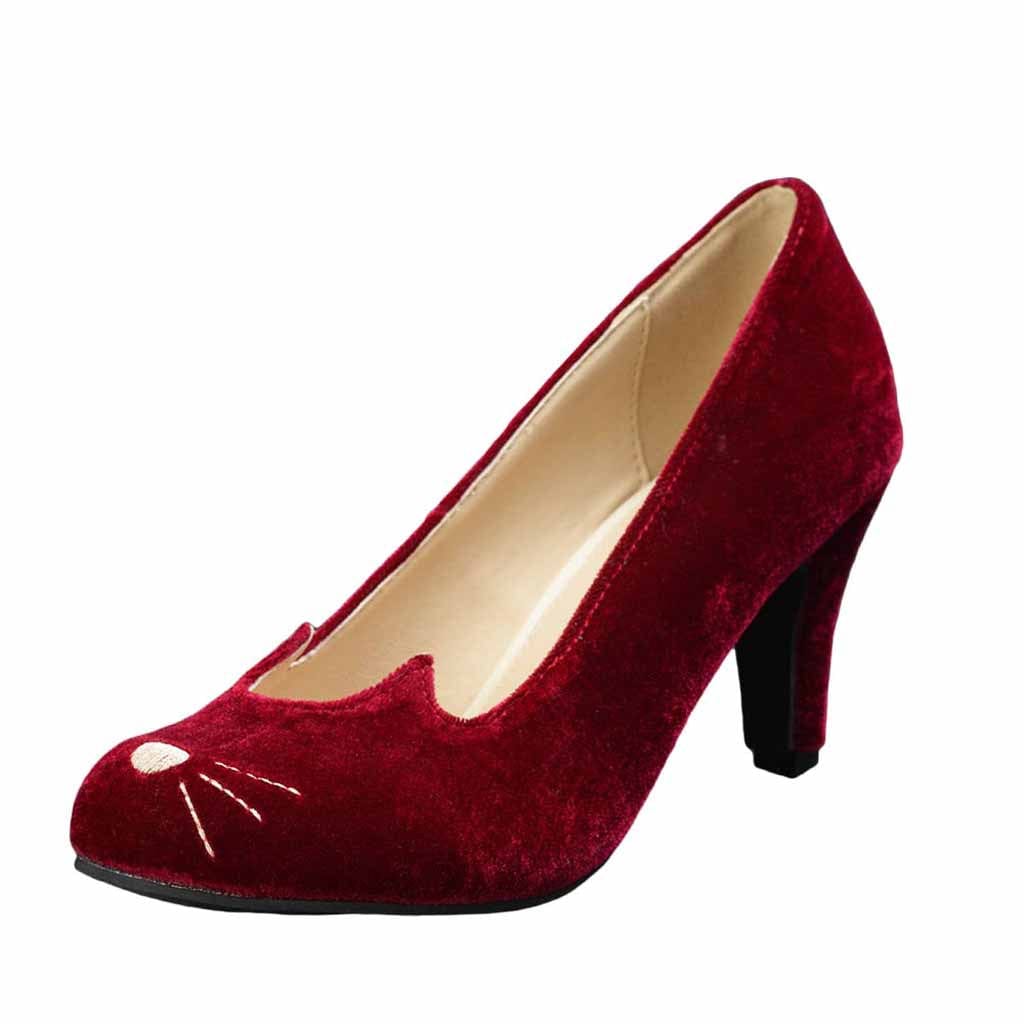 TUK Shoes Antipop Heel Burgundy Sophistakitty