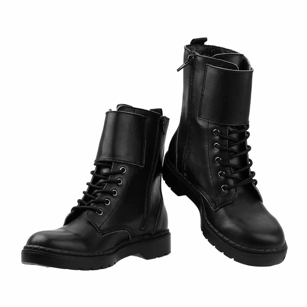 TUK Shoes Ealing Boots Black Leather