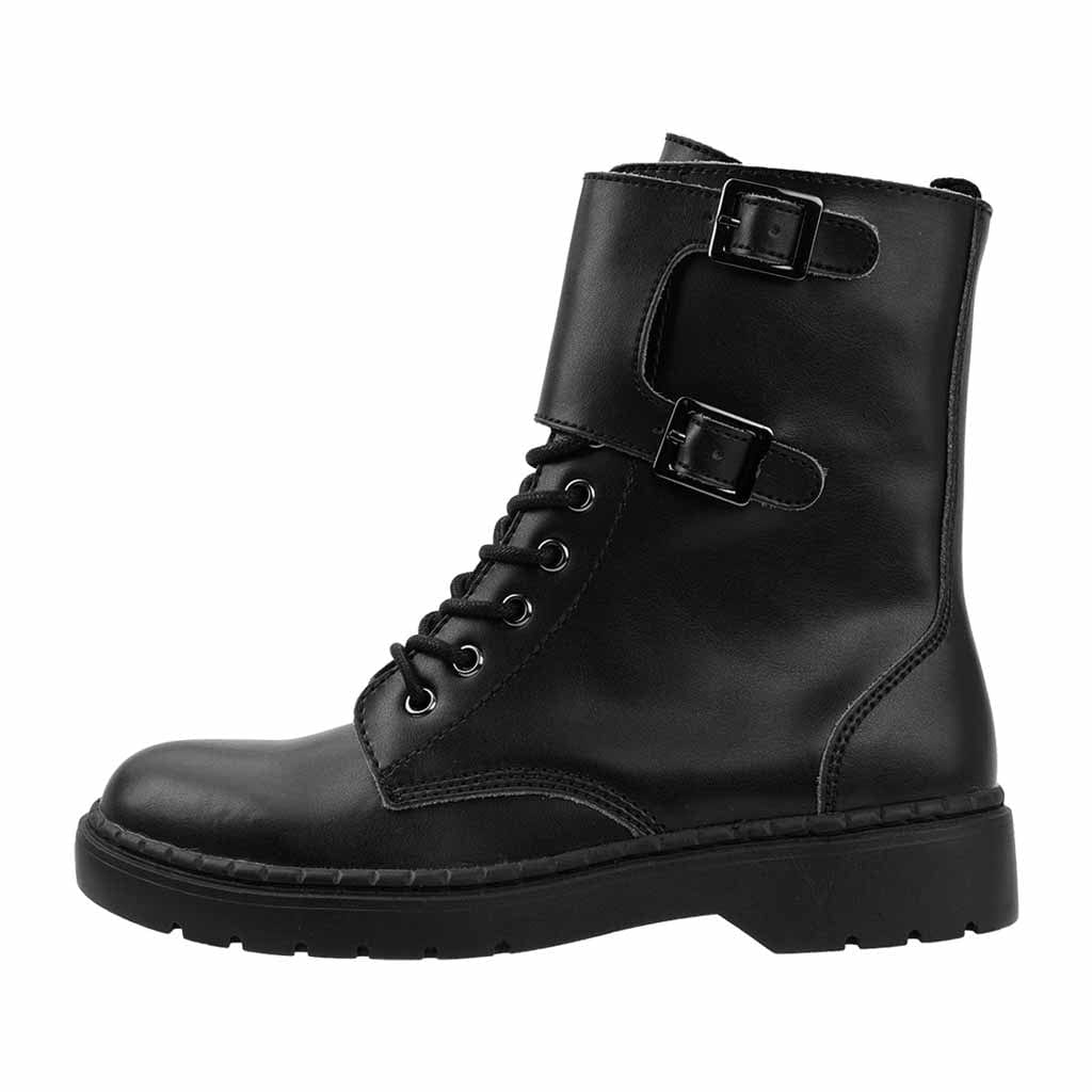 TUK Shoes Ealing Boots Black Leather