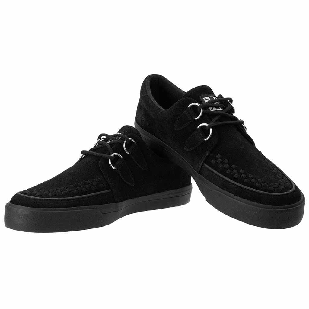 TUK Shoes Creeper Sneaker Black Suede