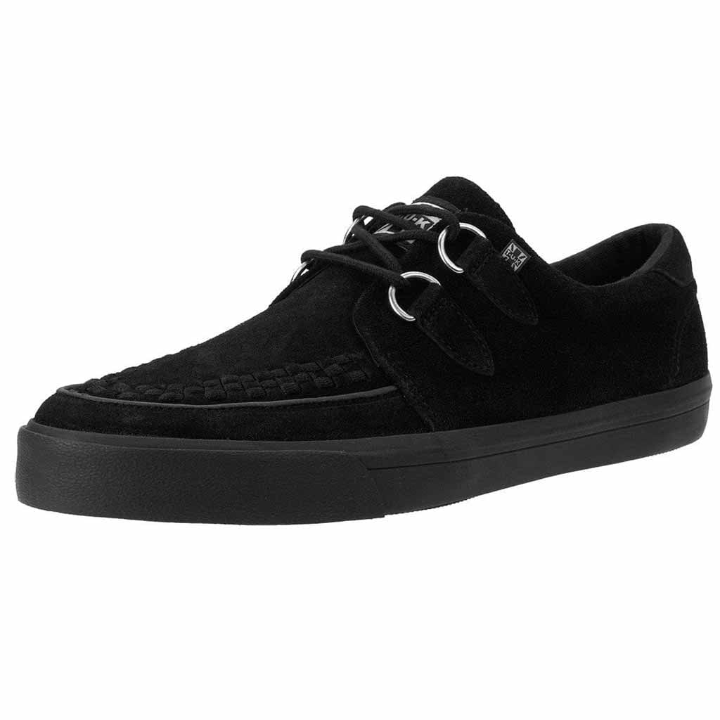 TUK Shoes Creeper Sneaker Black Suede