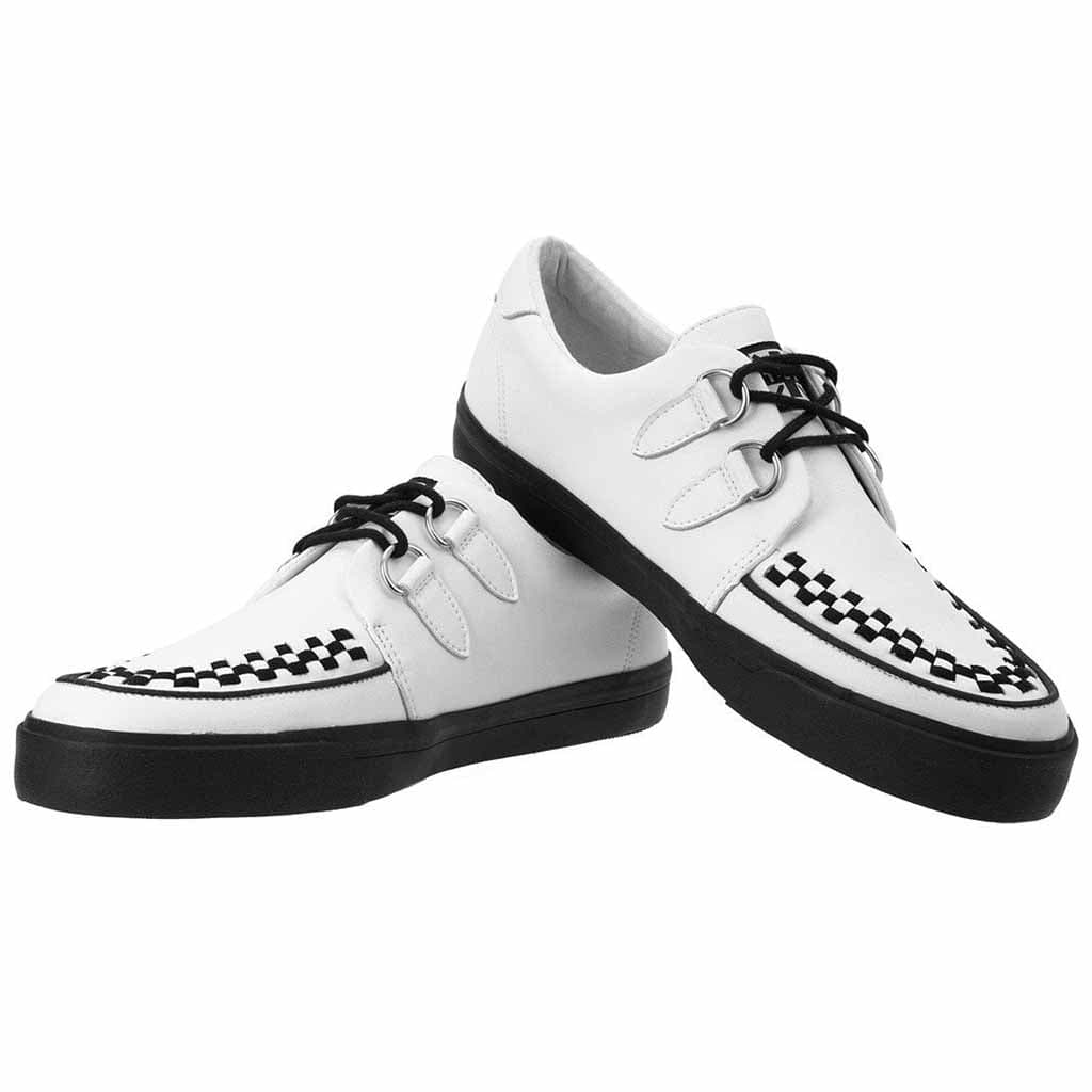 TUK Shoes Creeper Sneaker White Leather