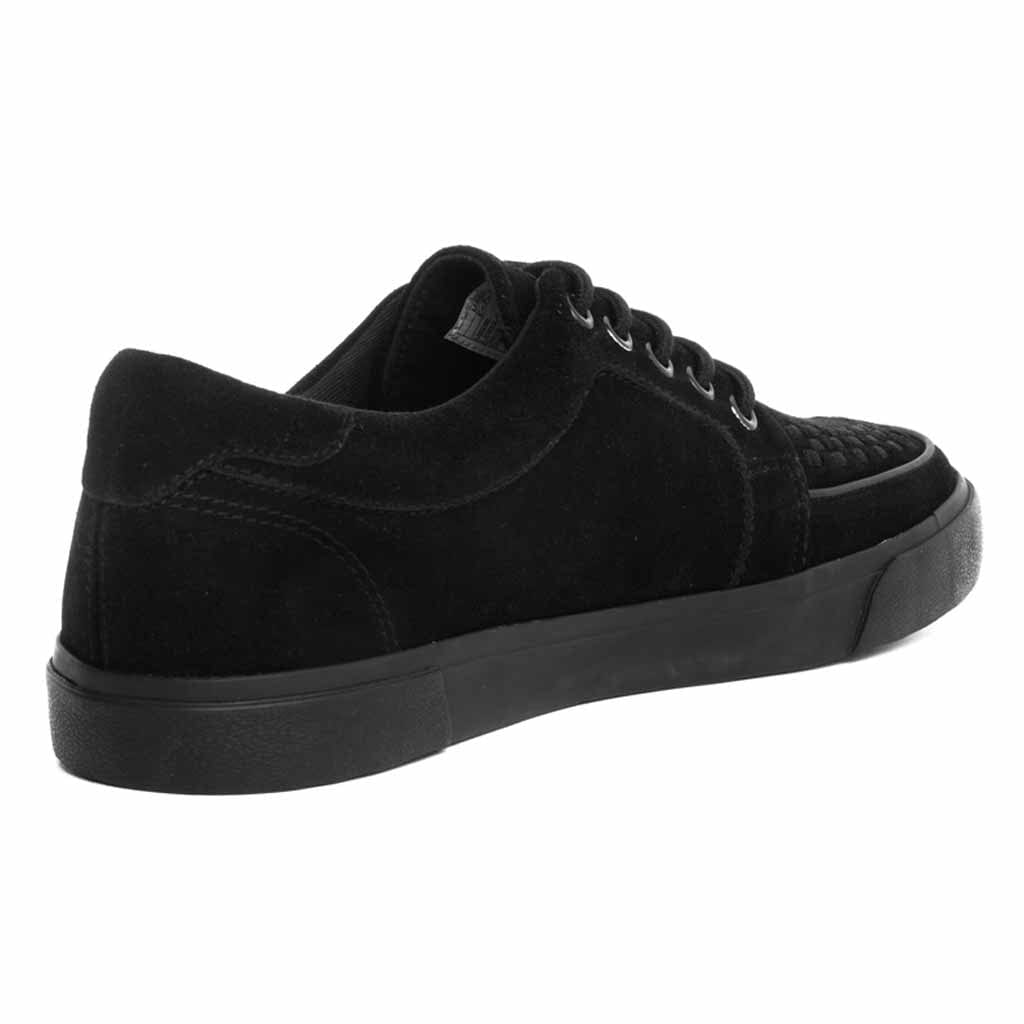 TUK Shoes VLK Creeper Sneaker Black Suede