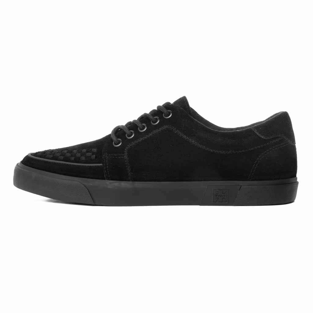 TUK Shoes VLK Creeper Sneaker Black Suede