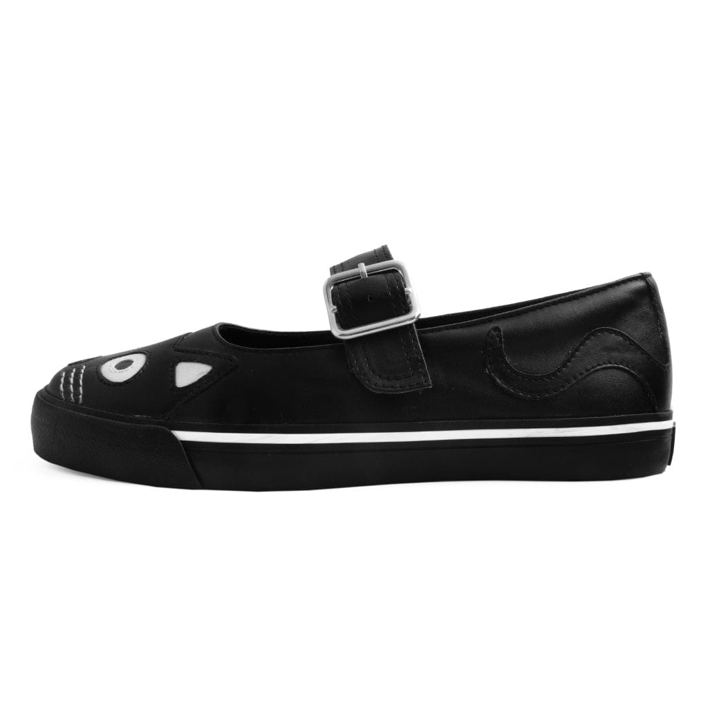 TUK Shoes Mary Jane Kitty Sneaker Black Vegan Leather