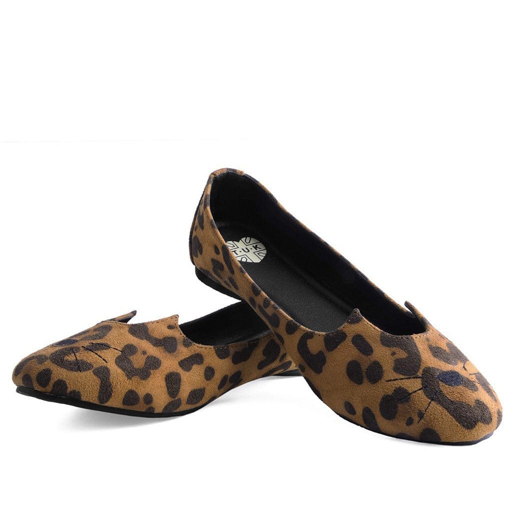 TUK Shoes Sophistakitty Flats Leopard Print