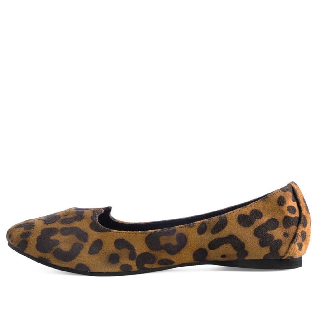 TUK Shoes Sophistakitty Flats Leopard Print