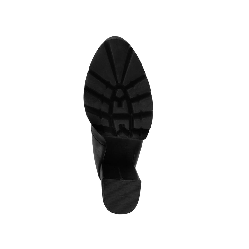 TUK Shoes Mary Jane Multi-Strap Rockstar Platform Heels Black