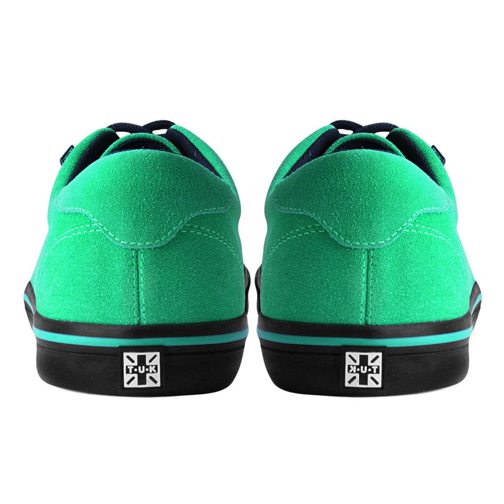 TUK Shoes Creeper Sneaker Green Suede