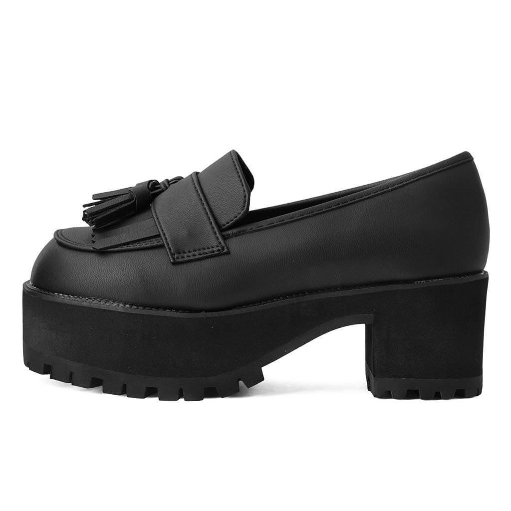 TUK Shoes Tassel Loafer Black TUKskin