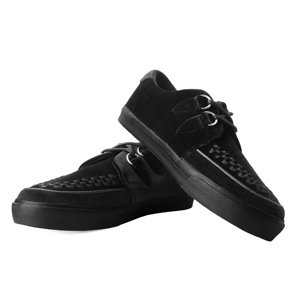 TUK Shoes Creeper Sneaker Black Velvet