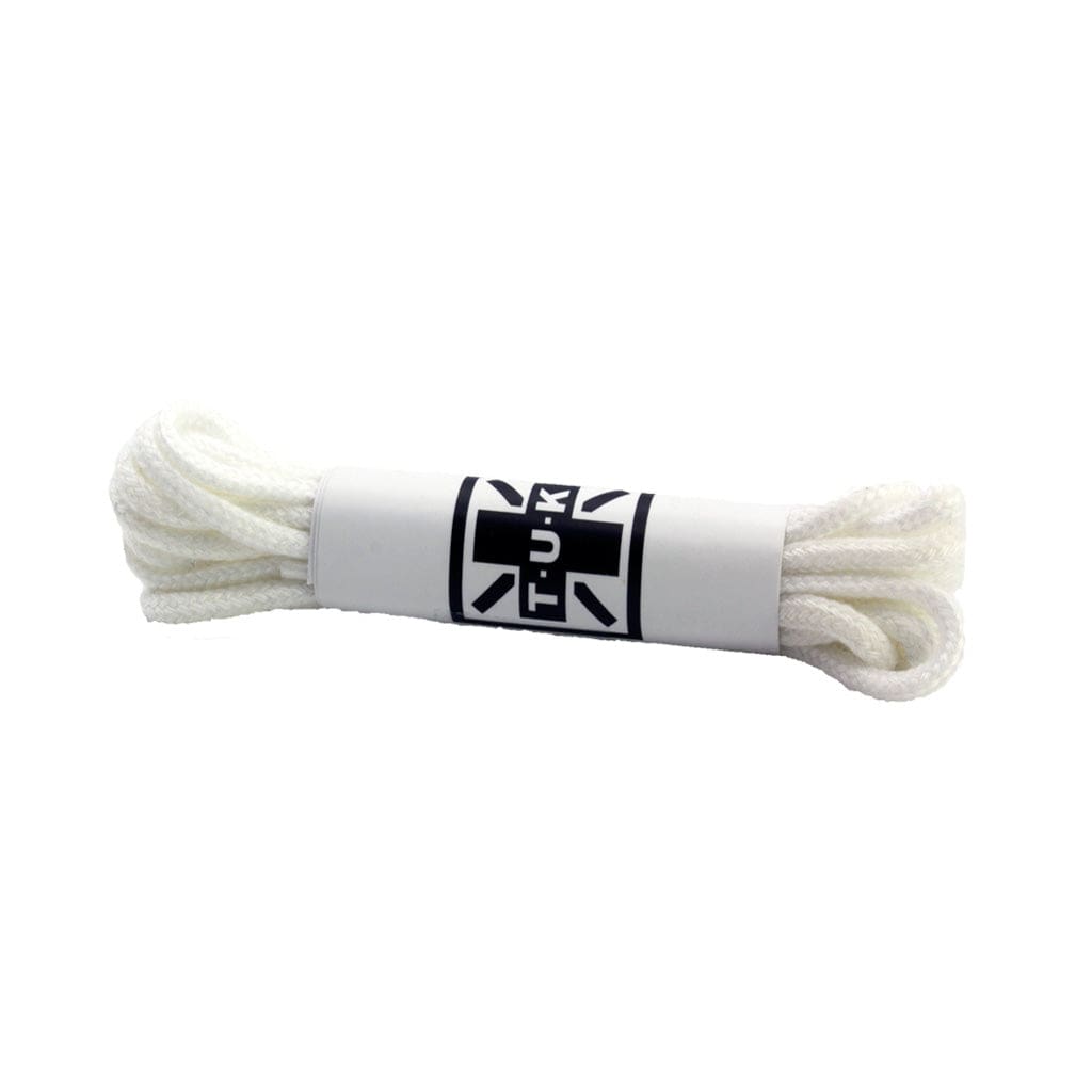 TUK Shoes 75cm White Round Laces