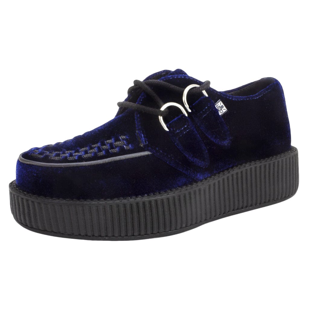 TUK Shoes Viva Lo Creeper Midnight Blue Velvet