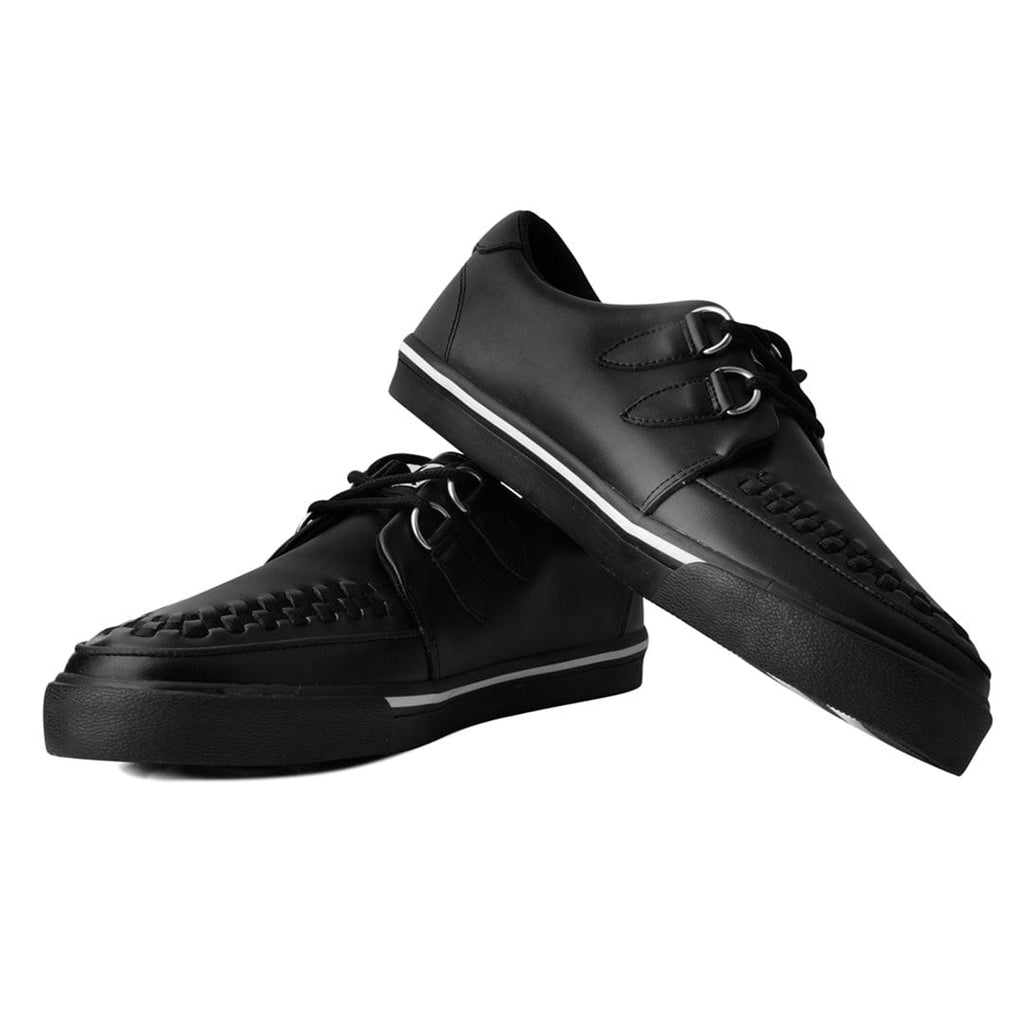 TUK Shoes Creeper Sneaker Black Leather