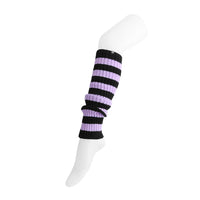 Jambières à rayures lilas et noires Womens