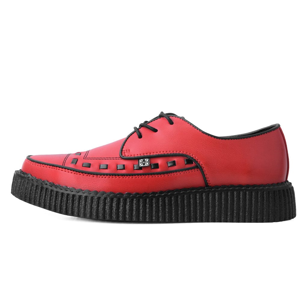 TUK Shoes Pointed Creeper Red TUKskin™