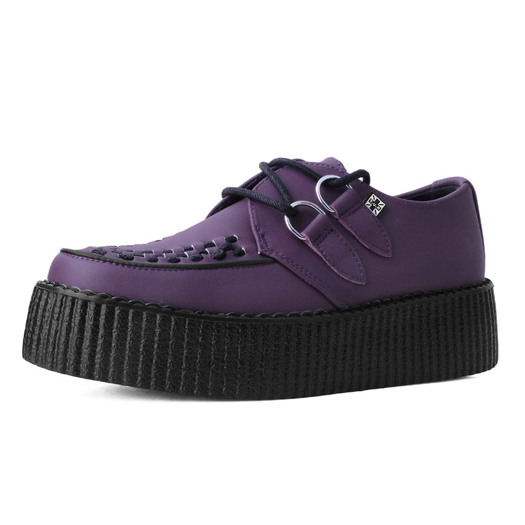 TUK Shoes Viva High Creeper Purple Vegan TUKskin™