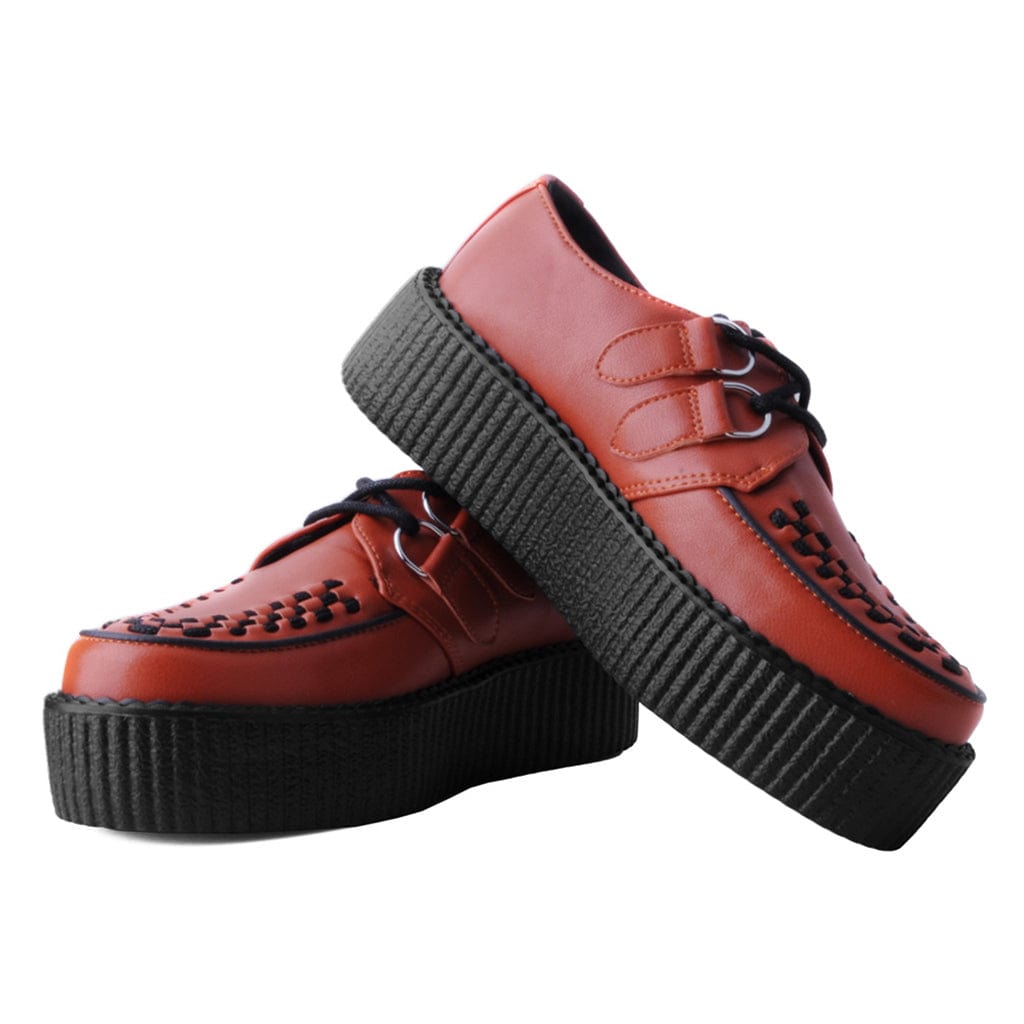 TUK Shoes Viva High Creeper Ginger Vegan TUKskin™