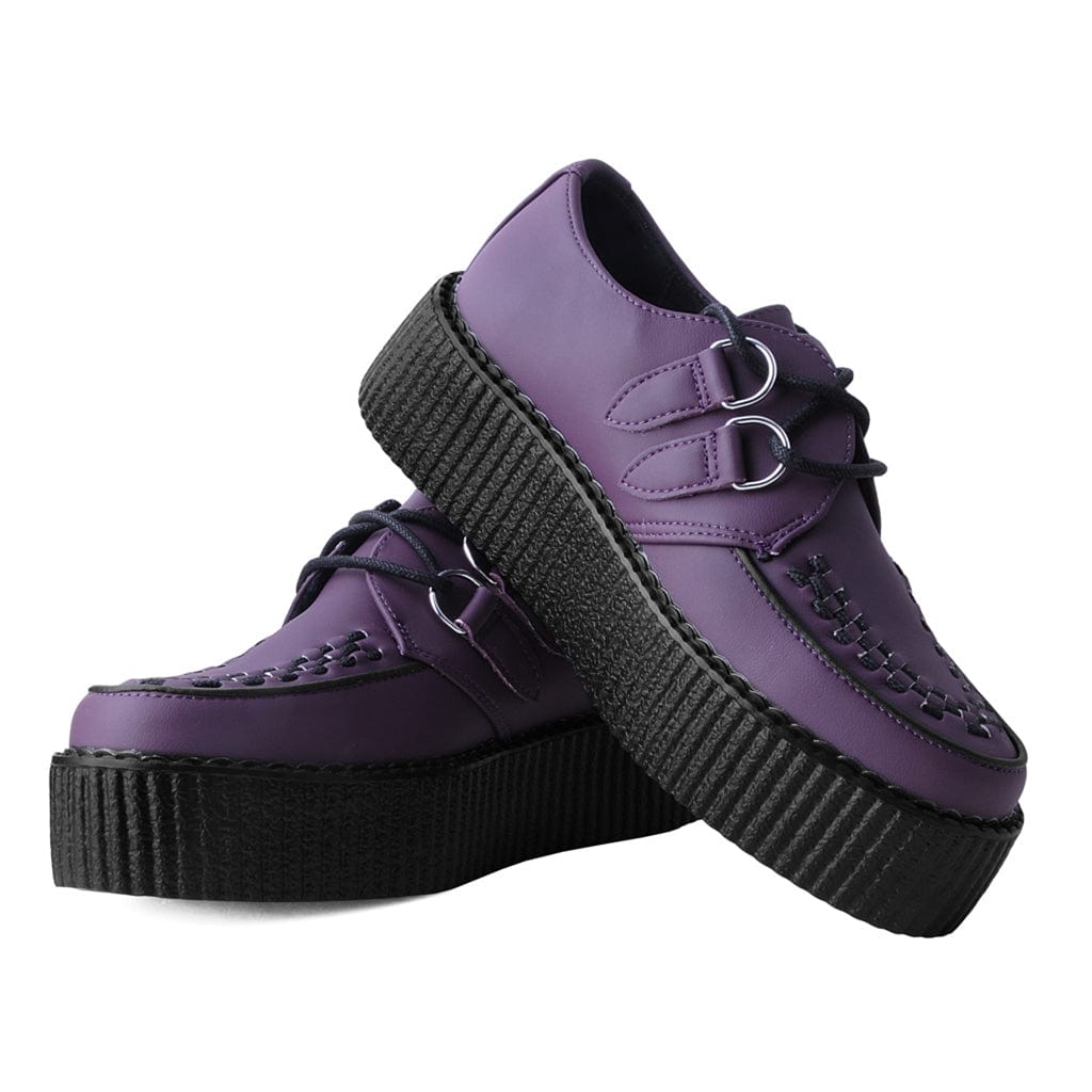 TUK Shoes Viva High Creeper Purple Vegan TUKskin™