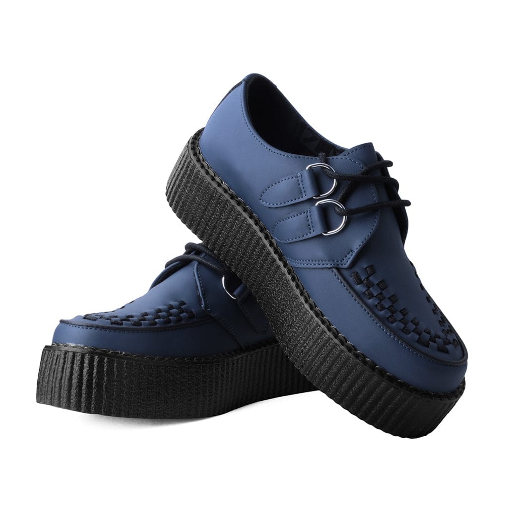 TUK Shoes Viva High Creeper Night Blue Vegan TUKskin™