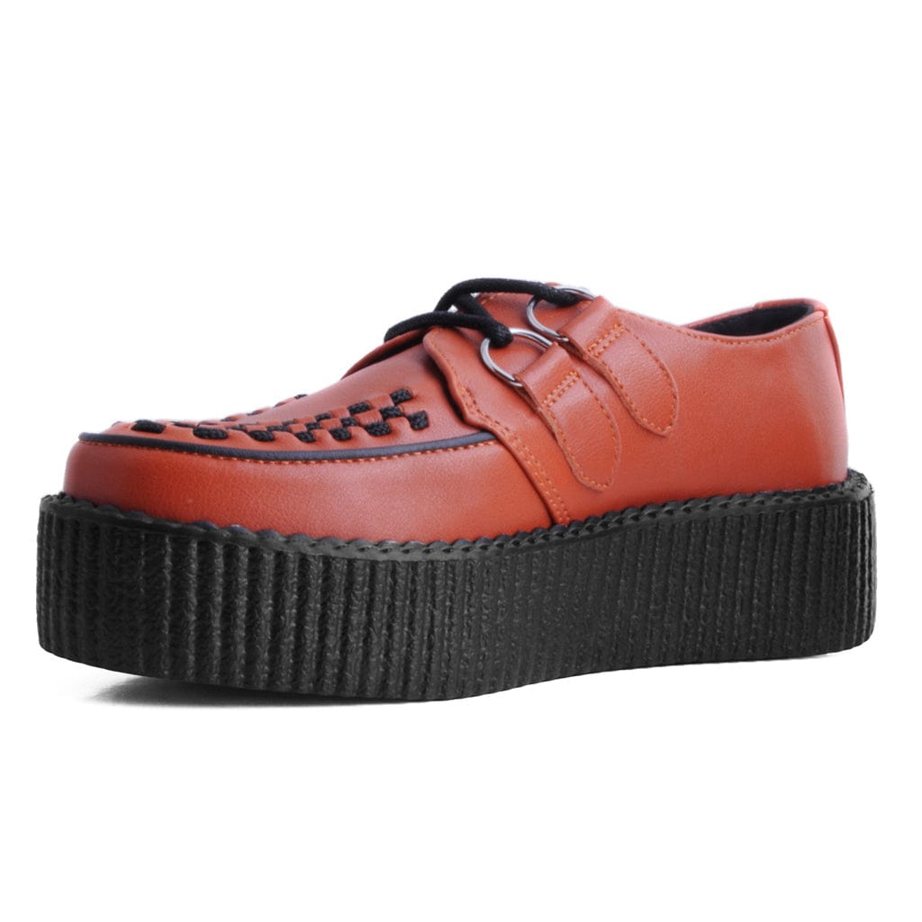 TUK Shoes Viva High Creeper Ginger Vegan TUKskin™